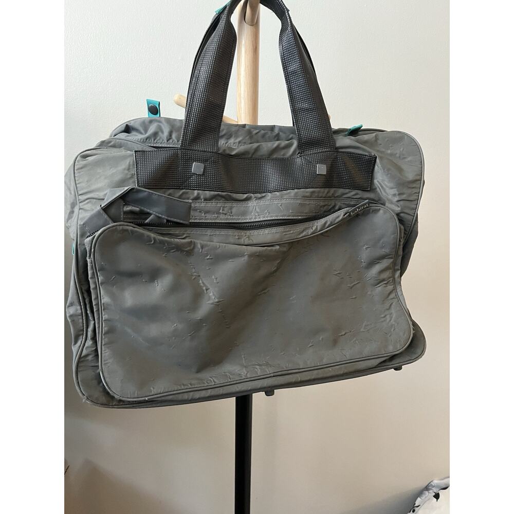 Habitat Worn Wear Sturdy Briefcase Bag with Strap Black With Pocket In The Front